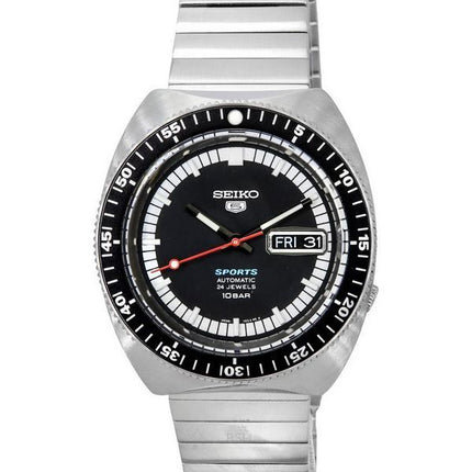 Seiko 5 Sports SKX 55th Anniversary Limited Edition Stainless Steel Black Dial 24 Jewels Automatic SRPK Men's Watch