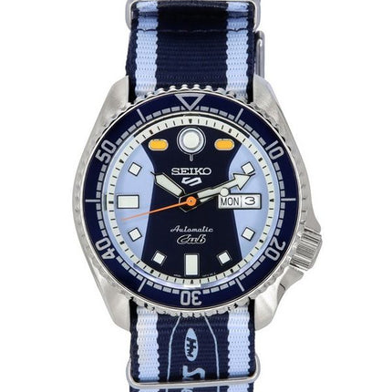 Montre pour homme Seiko 5 Sports SKX Sense Style Honda Super Cub édition limitée à cadran bleu automatique SRPK37K1 100M