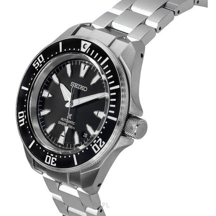 Montre de plongée automatique Seiko Prospex Sea Samurai Shog-urai en acier inoxydable avec cadran noir SRPL13K1 200 m pour homme