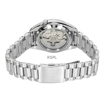 Montre homme Seiko 5 Sports SNXS en acier inoxydable, cadran vert, automatique SRPL57K1, étanche à 100 m