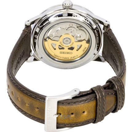 Montre homme Seiko Presage Style années 60, cadran doré, automatique SRPL75J1