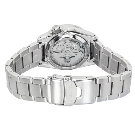 Montre homme Seiko 5 Sports SKX Street Denim en acier inoxydable, cadran bleu, automatique SRPL77K1, étanche à 100 m