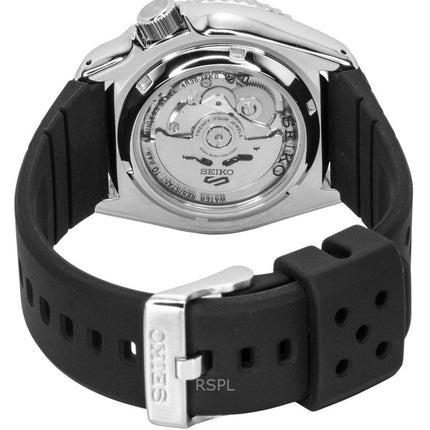 Montre homme Seiko 5 Sports SKX Redux, bracelet en silicone, cadran jaune, automatique SRPL87K1, étanche à 100 m