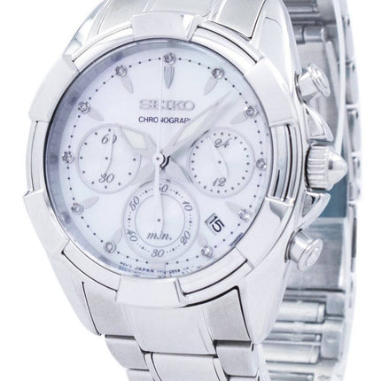 Montre Seiko chronographe Quartz SRW807 SRW807P1 SRW807P féminin