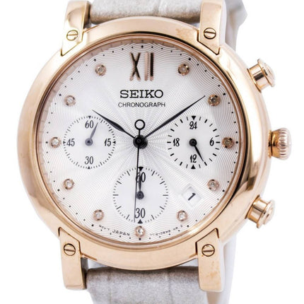 Cristaux Seiko Chronographe Quartz SRW834 SRW834P1 SRW834P Montre Femme