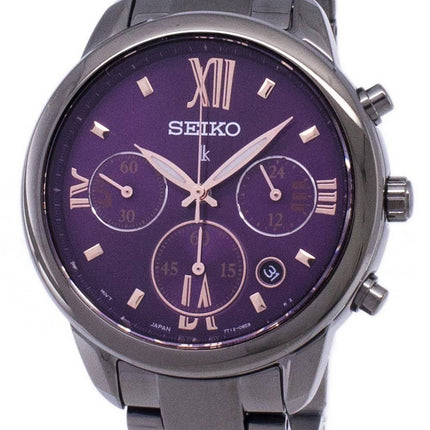 Montre Seiko Lukia Chronographe Quartz SRWZ86 SRWZ86P1 SRWZ86P féminin