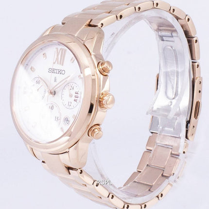 Montre Seiko Lukia Chronographe Quartz SRWZ88 SRWZ88P1 SRWZ88P féminin