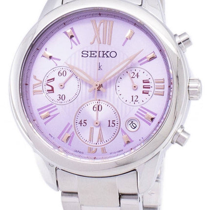 Montre Seiko Lukia Chronographe Quartz SRWZ97 SRWZ97P1 SRWZ97P féminin