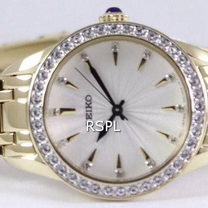 Montre Seiko Quartz cristaux Swarovski SRZ386P1 SRZ386P féminin