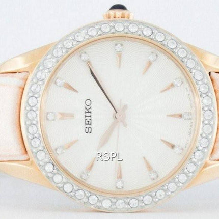Montre Seiko Quartz cristaux Swarovski SRZ388 SRZ388P1 SRZ388P féminin