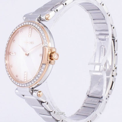 Seiko Quartz diamant Accents Watch SRZ514 SRZ514P1 SRZ514P féminin