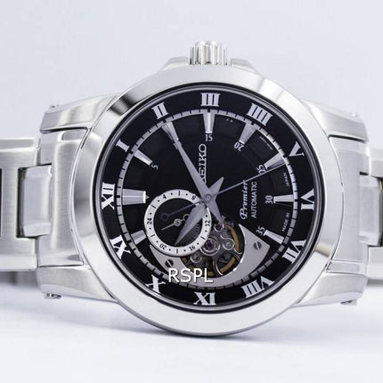Seiko Premier automatique 24 bijoux coeur ouvert Japon fait SSA215 SSA215J1 SSA215J montre homme