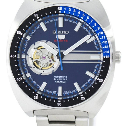 Seiko 5 Sports automatique 24 bijoux ouvre montre coeur SSA327 SSA327K1 SSA327K hommes cadran