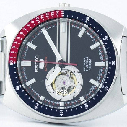Seiko 5 Sports automatique 24 bijoux coeur ouvert Dial Japon a SSA329 SSA329J1 SSA329J hommes regarder