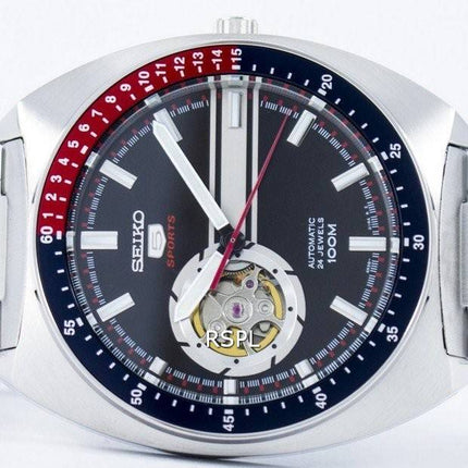 Seiko 5 Sports automatique 24 bijoux ouvre montre coeur SSA329 SSA329K1 SSA329K hommes cadran