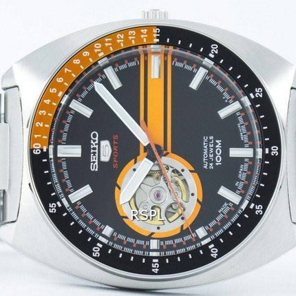 Seiko 5 Sports automatique 24 bijoux coeur ouvert Dial Japon a SSA331 SSA331J1 SSA331J hommes regarder