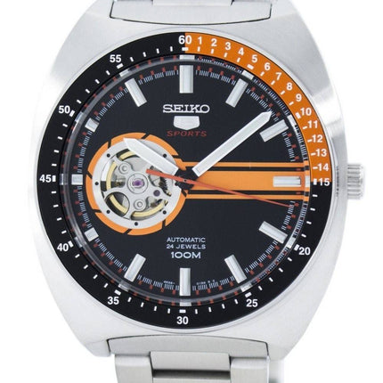 Seiko 5 Sports automatique 24 bijoux ouvre montre coeur SSA331 SSA331K1 SSA331K hommes cadran