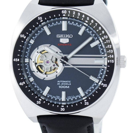 Seiko 5 Sports automatique 24 bijoux ouvre montre coeur SSA335 SSA335K1 SSA335K hommes cadran