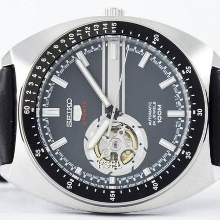 Seiko 5 Sports automatique 24 bijoux ouvre montre coeur SSA335 SSA335K1 SSA335K hommes cadran