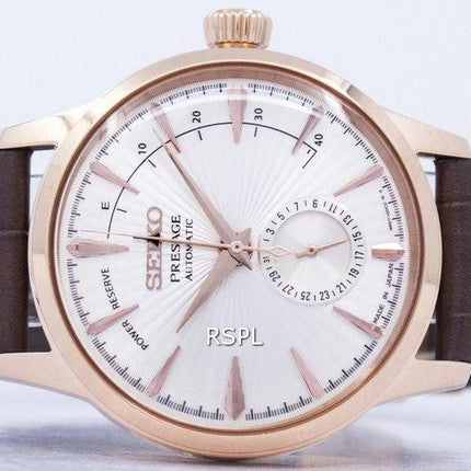 Presage de Seiko automatique Power réserve Japon fait SSA346 SSA346J1 SSA346J montre homme