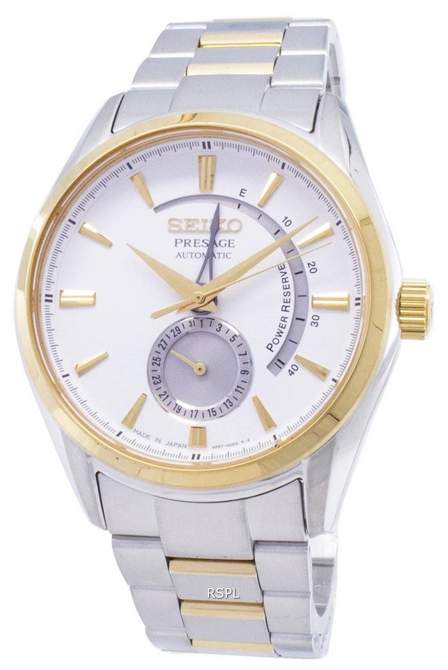 Presage de Seiko automatique Power Reserve SSA352 SSA352J1 SSA352J Japon fait montre homme