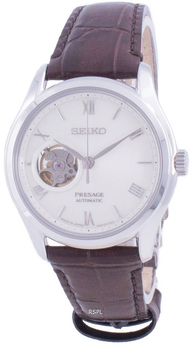 Montre pour homme Seiko Presage Automatic Zen Garden Open Heart SSA413 SSA413J1 SSA413J fabriquée au Japon