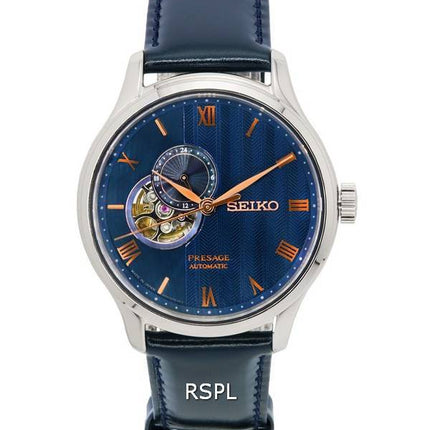 Montre homme Seiko Presage Sakura By Night Zen Garden à cadran cœur ouvert, automatique SSA421 SSA421J1 SSA421J, reconditionnée