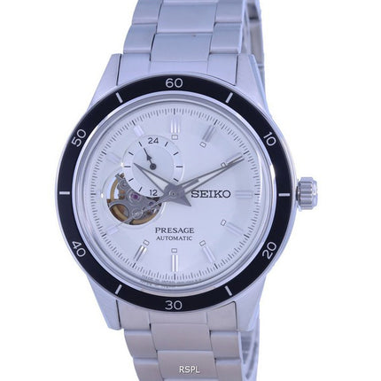 Montre pour homme Seiko Presage Style 60&#39,s Open Heart Cream Dial Automatic SSA423 SSA423J1 SSA423J