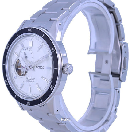 Montre pour homme Seiko Presage Style 60&#39,s Open Heart Cream Dial Automatic SSA423 SSA423J1 SSA423J
