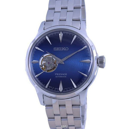 Montre Homme Seiko Presage Cocktail Time &quot,Blue Acapulco&quot, Cœur Ouvert Automatique SSA439 SSA439J1 SSA439J