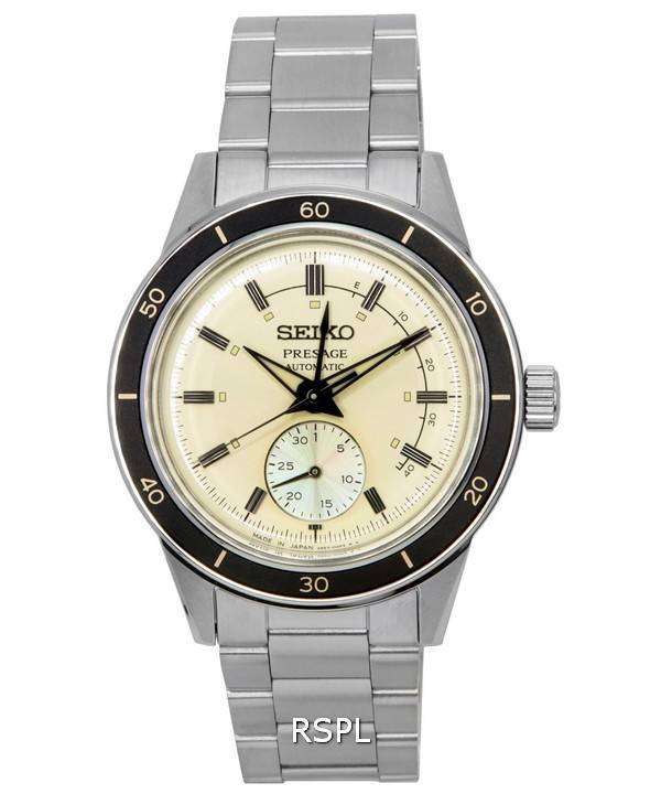 Montre Homme Seiko Presage Style60s Cadran Champagne Automatique SSA447 SSA447J1 SSA447J