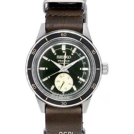 Montre Homme Seiko Presage Style60s Cadran Vert Automatique SSA451 SSA451J1 SSA451J