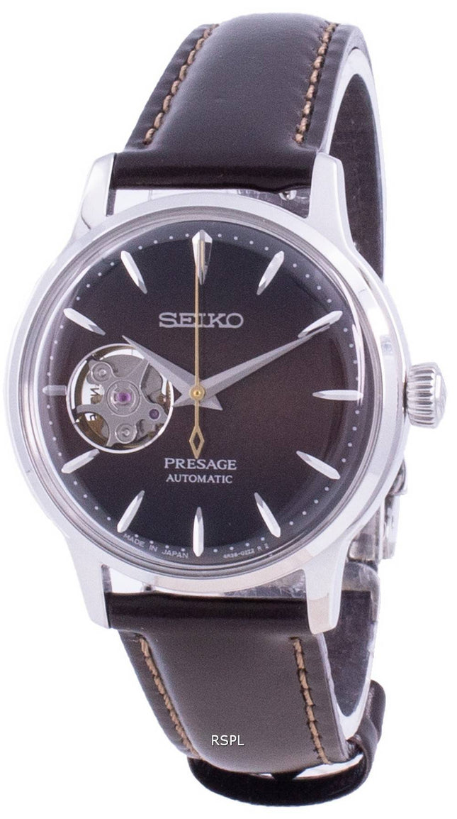 Montre pour homme Seiko Presage Automatic Midnight Cocktail SSA783 SSA783J1 SSA783J Open Heart