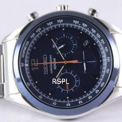 Montre Seiko chronographe Quartz 100M SSB091P1 SSB091P hommes