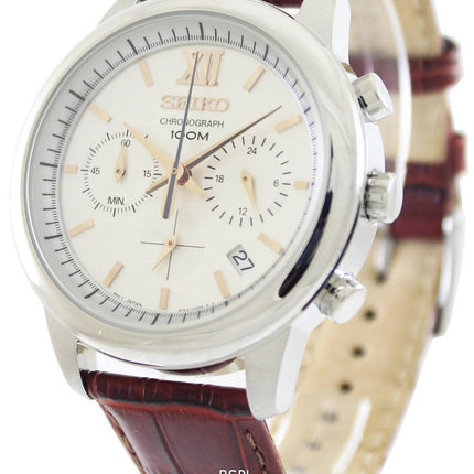 Montre Seiko chronographe 100M SSB143P1 SSB143P masculin