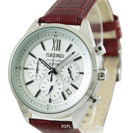 Montre Seiko chronographe 100M SSB157P1 SSB157P masculin