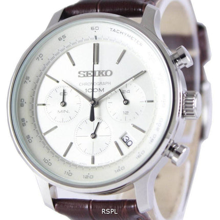 Montre Seiko chronographe Quartz tachymètre SSB169P1 SSB169P hommes