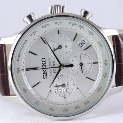 Montre Seiko chronographe Quartz tachymètre SSB169P1 SSB169P hommes