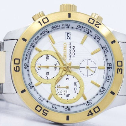 Montre Seiko chronographe Quartz tachymètre SSB188 SSB188P1 SSB188P hommes