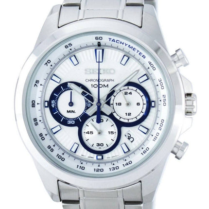 Montre Seiko chronographe Quartz tachymètre SSB239 SSB239P1 SSB239P hommes