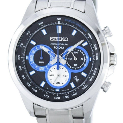 Montre Seiko chronographe Quartz tachymètre SSB243 SSB243P1 SSB243P hommes