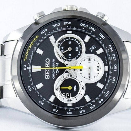 Montre Seiko chronographe Quartz tachymètre SSB247 SSB247P1 SSB247P hommes