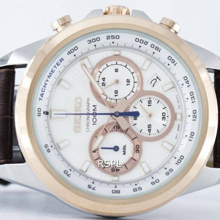 Montre Seiko chronographe Quartz tachymètre SSB250 SSB250P1 SSB250P hommes