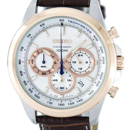 Montre homme Seiko Chronographe Quartz Tachymètre SSB250 SSB250P1 SSB250P reconditionnée