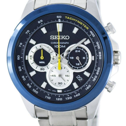 Montre Seiko chronographe Quartz tachymètre SSB251 SSB251P1 SSB251P hommes