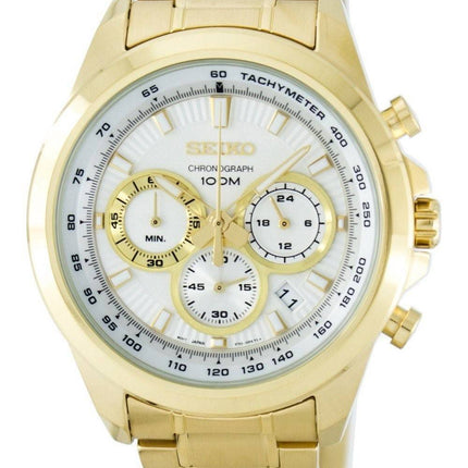 Montre Seiko chronographe Quartz tachymètre SSB254 SSB254P1 SSB254P hommes
