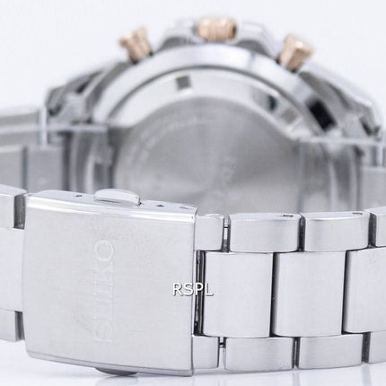 Montre Seiko Sport chronographe tachymètre Quartz SSB281 SSB281P1 SSB281P hommes
