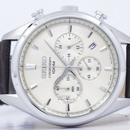 Montre Seiko classique Chronographe Quartz SSB293 SSB293P1 SSB293P hommes
