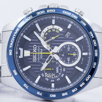 Montre Seiko chronographe tachymètre Quartz SSB301 SSB301P1 SSB301P hommes