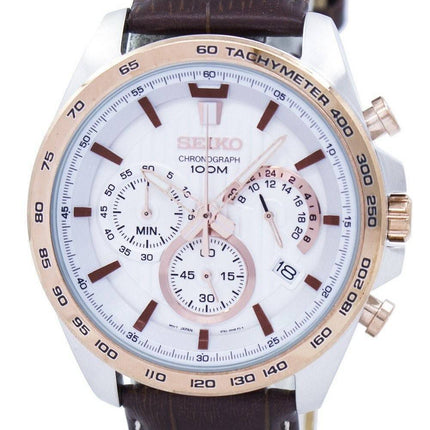 Montre Seiko chronographe Quartz tachymètre SSB306 SSB306P1 SSB306P hommes